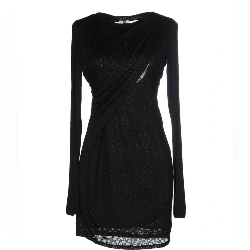 C'N'C' COSTUME NATIONAL short dress, size 4, black color - Picture 2 of 15